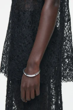 Best COS SHEER EMBROIDERED MOHAIR SKIRT BLACK