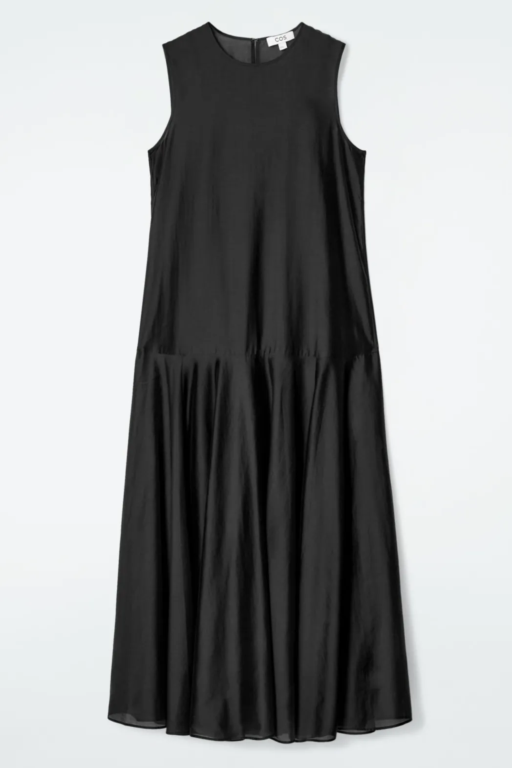 Hot COS SHEER MAXI DRESS BLACK