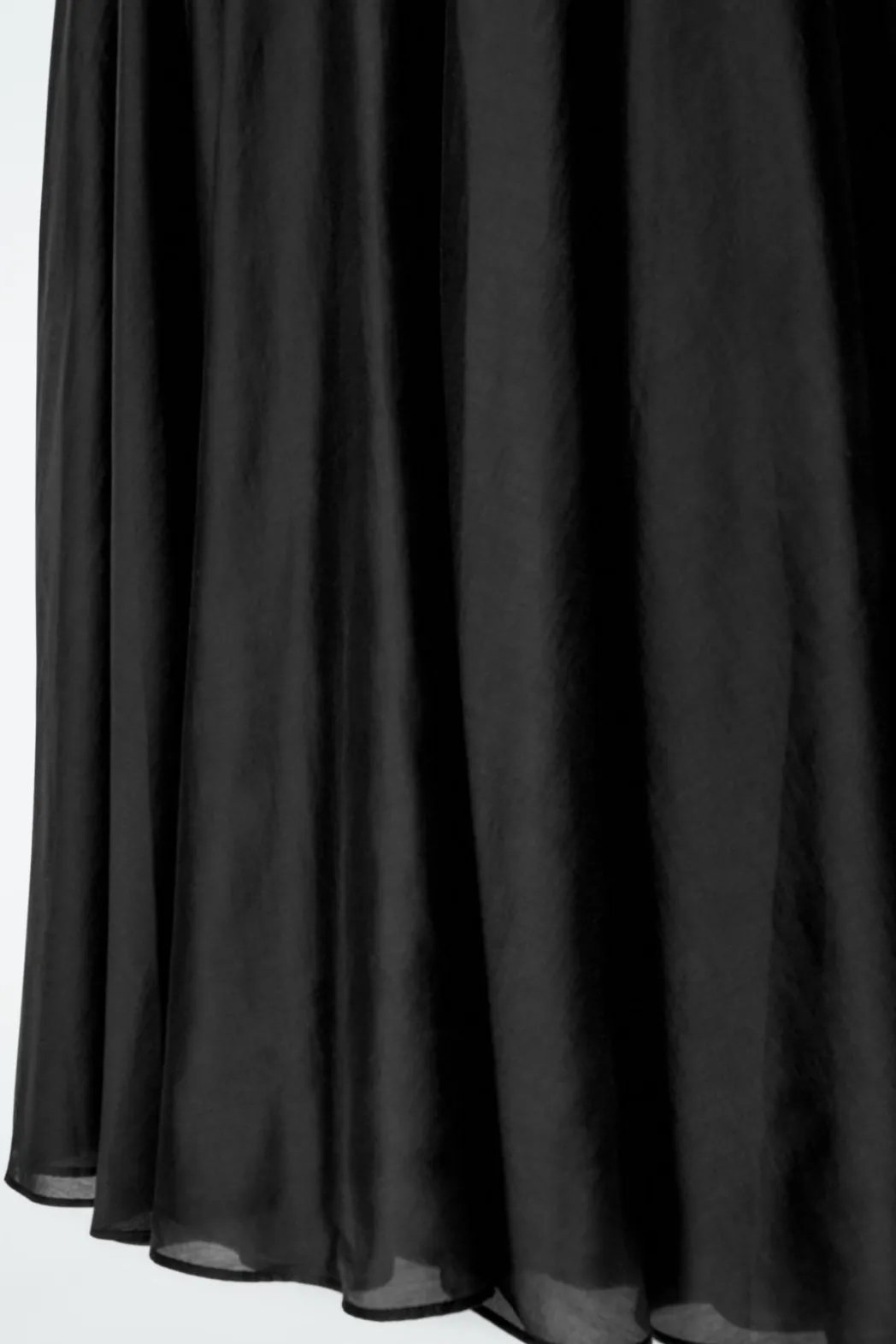 Hot COS SHEER MAXI DRESS BLACK