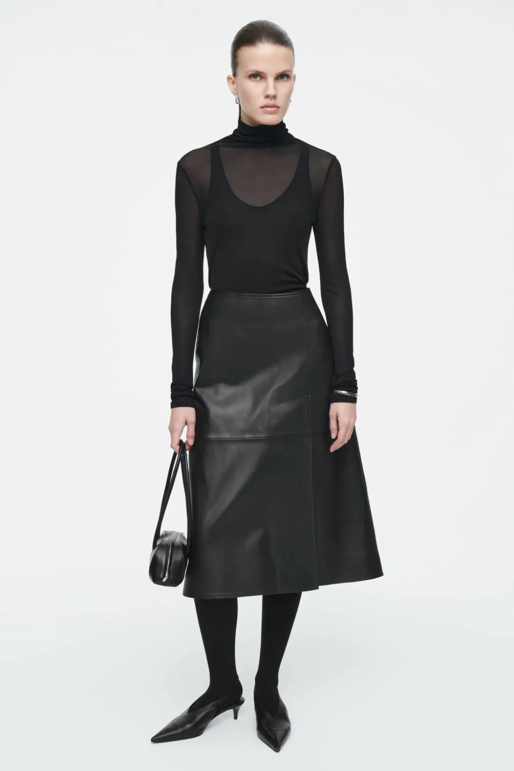 Best COS SHEERTEX SEMI-OPAQUE TIGHTS BLACK