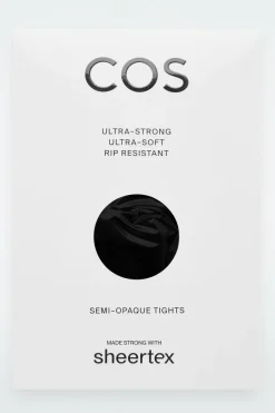 Best COS SHEERTEX SEMI-OPAQUE TIGHTS BLACK