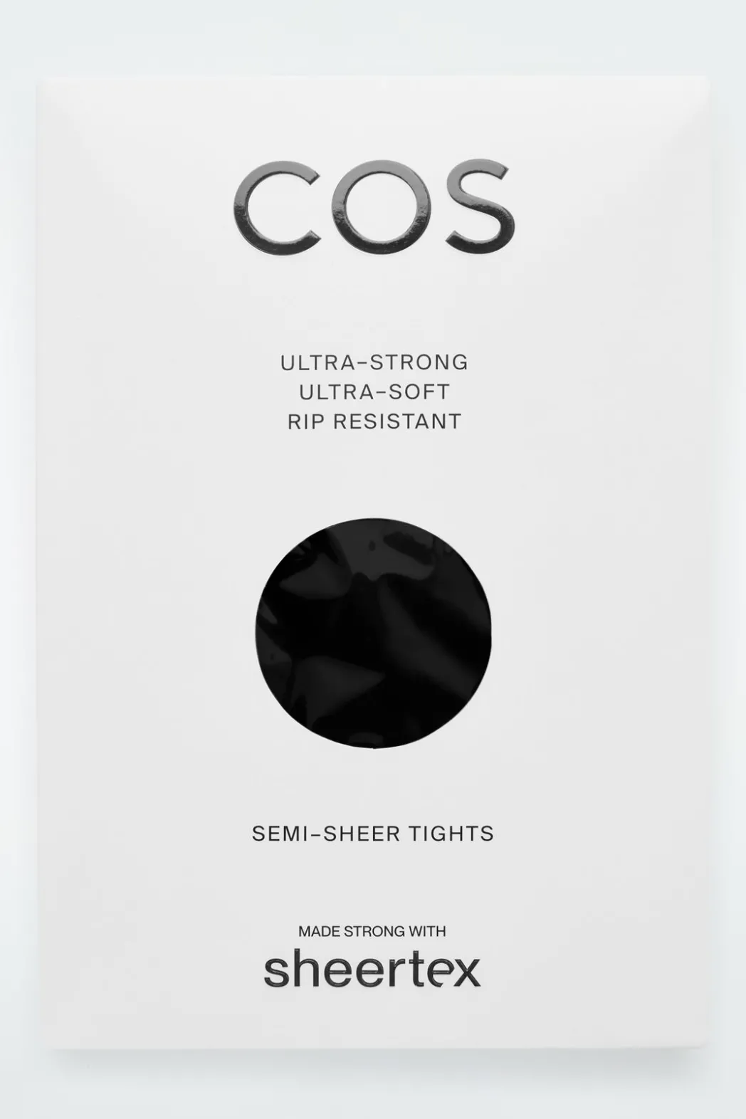 Discount COS SHEERTEX SEMI-SHEER TIGHTS BLACK