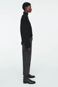 Hot COS SHIFT STRAIGHT-LEG JEANS FADED BLACK