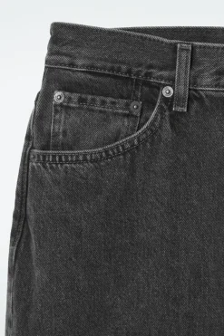 Hot COS SHIFT STRAIGHT-LEG JEANS FADED BLACK
