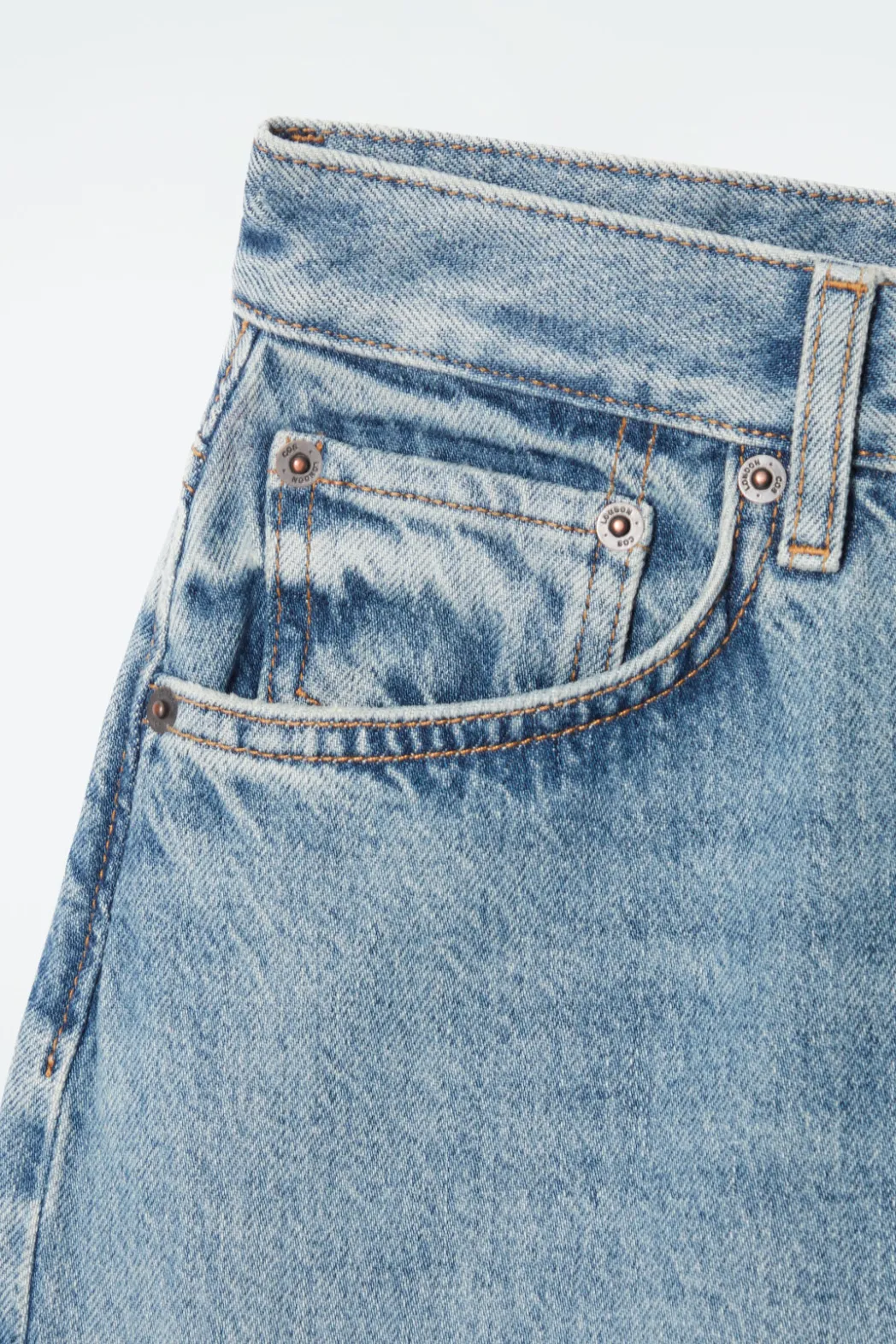 Hot COS SHIFT STRAIGHT-LEG JEANS FADED BLUE