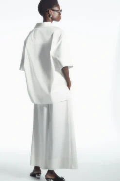 Sale COS SHORT-SLEEVED RESORT SHIRT WHITE