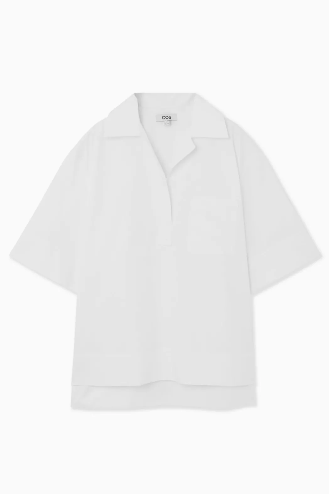 Sale COS SHORT-SLEEVED RESORT SHIRT WHITE