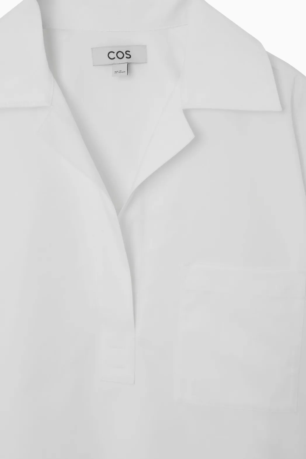 Sale COS SHORT-SLEEVED RESORT SHIRT WHITE