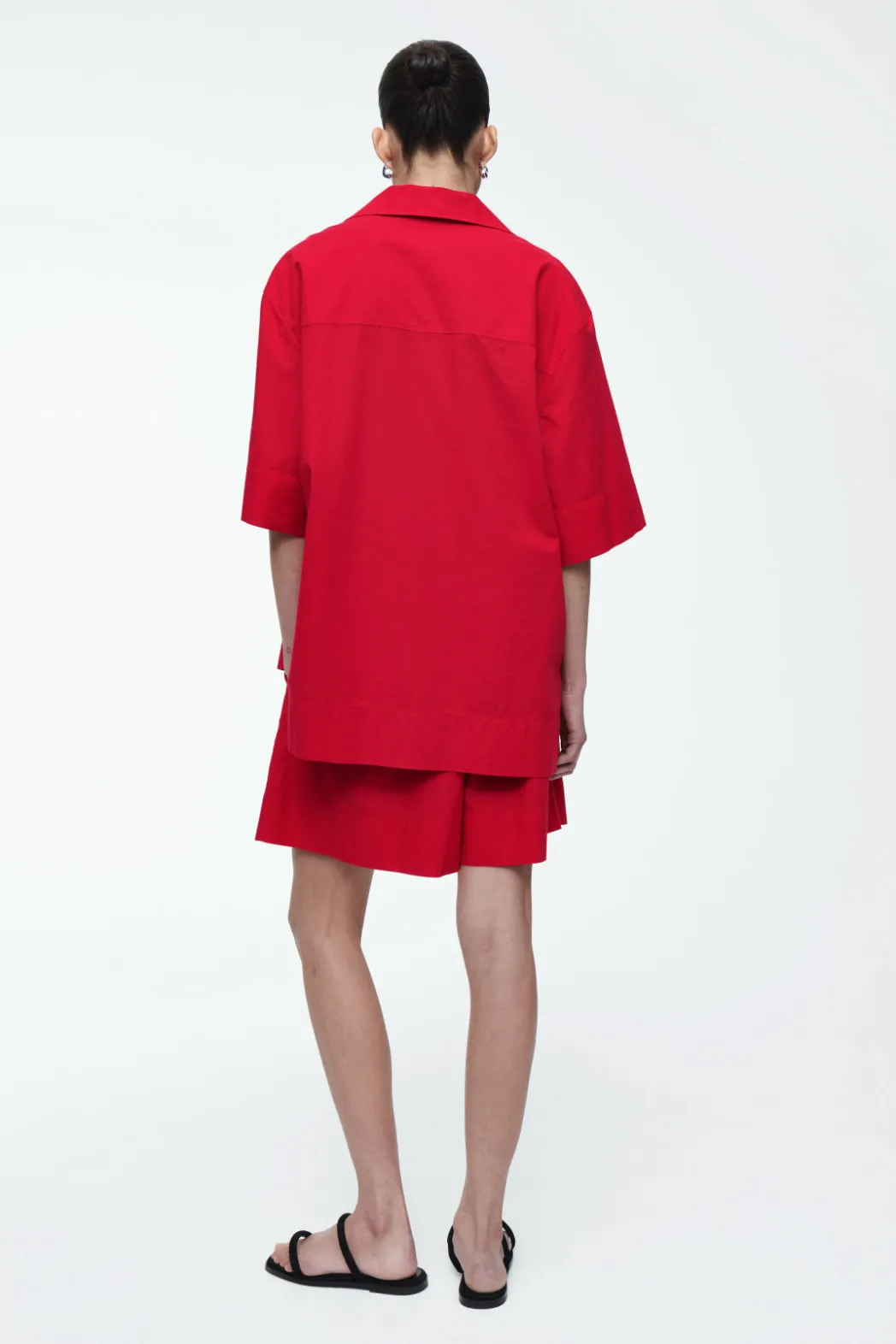 Best COS SHORT-SLEEVED RESORT SHIRT RED