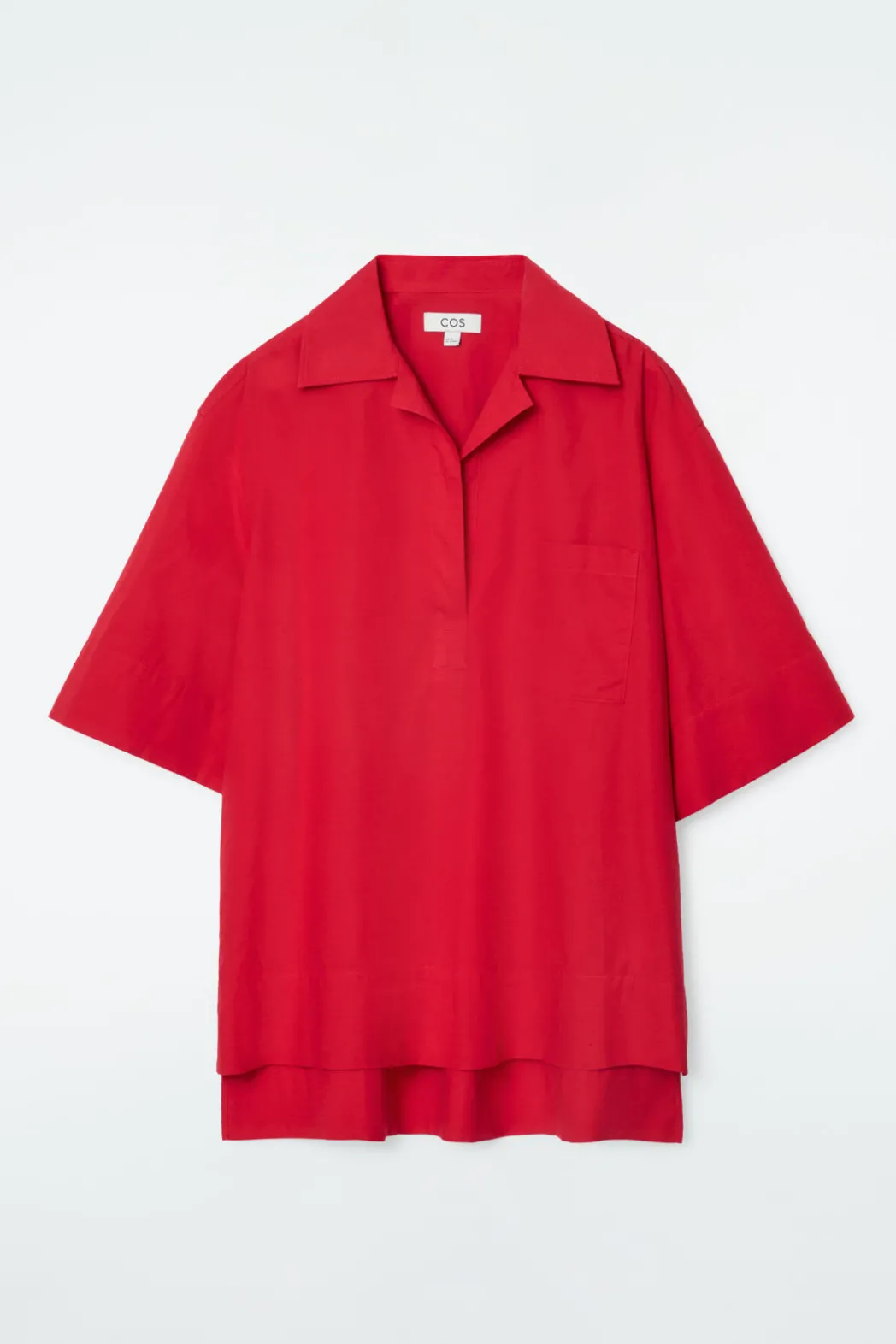 Best COS SHORT-SLEEVED RESORT SHIRT RED