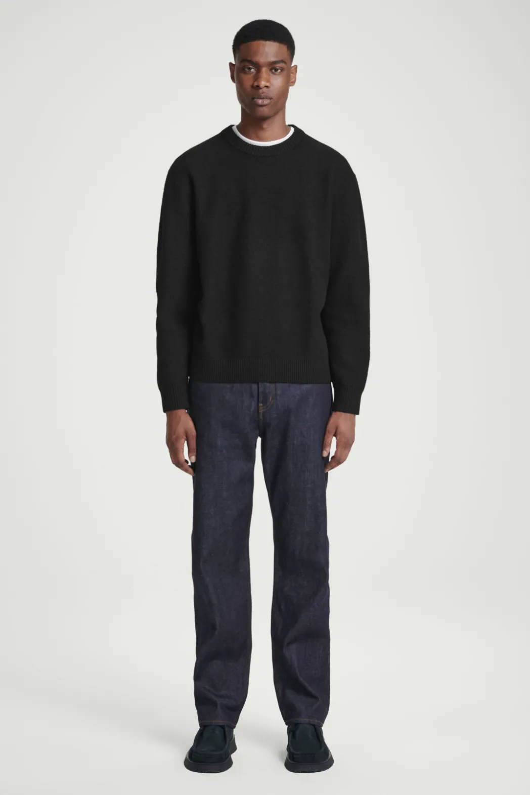 Clearance COS SIGNATURE RAW SELVEDGE STRAIGHT-LEG JEANS RAW INDIGO