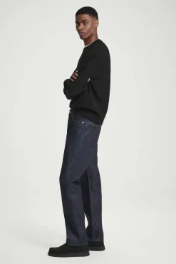 Clearance COS SIGNATURE RAW SELVEDGE STRAIGHT-LEG JEANS RAW INDIGO