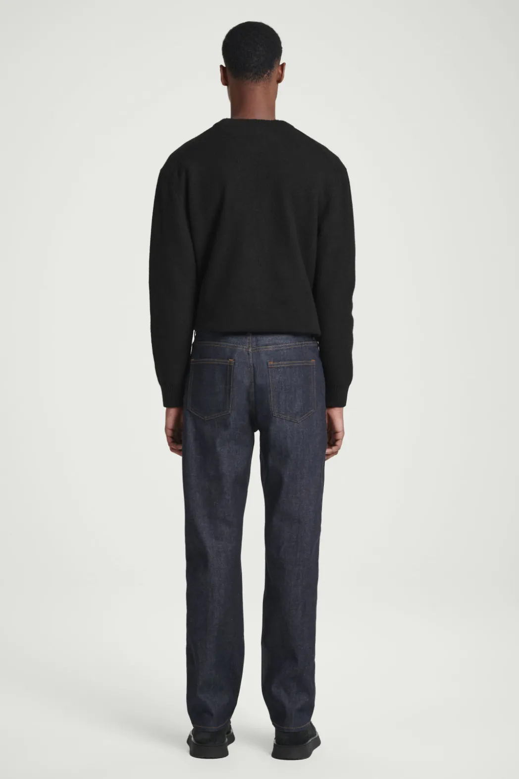 Clearance COS SIGNATURE RAW SELVEDGE STRAIGHT-LEG JEANS RAW INDIGO