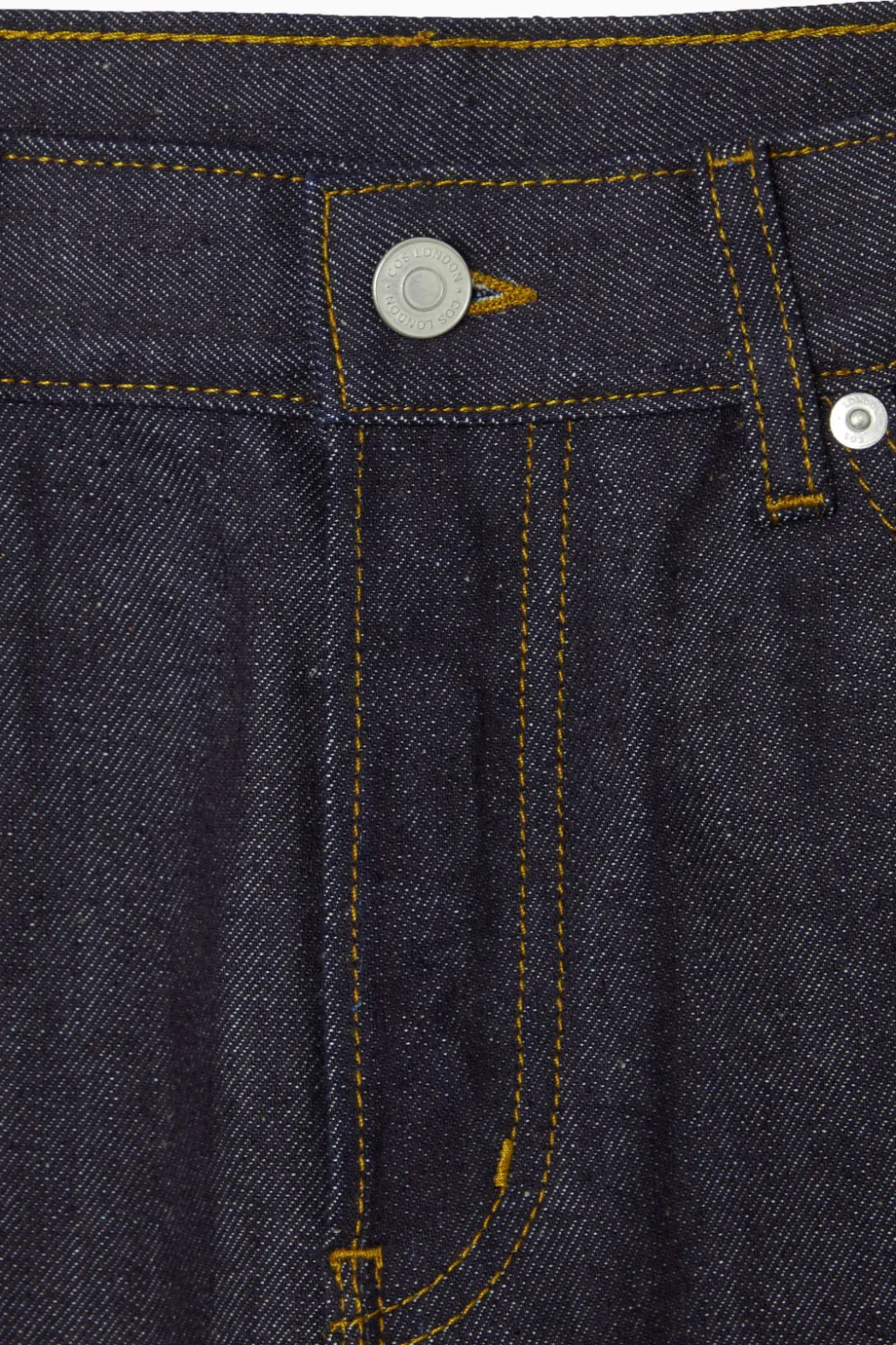 Clearance COS SIGNATURE RAW SELVEDGE STRAIGHT-LEG JEANS RAW INDIGO