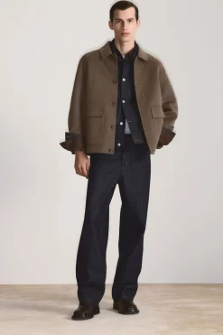 Clearance COS SIGNATURE RAW SELVEDGE STRAIGHT-LEG JEANS RAW INDIGO