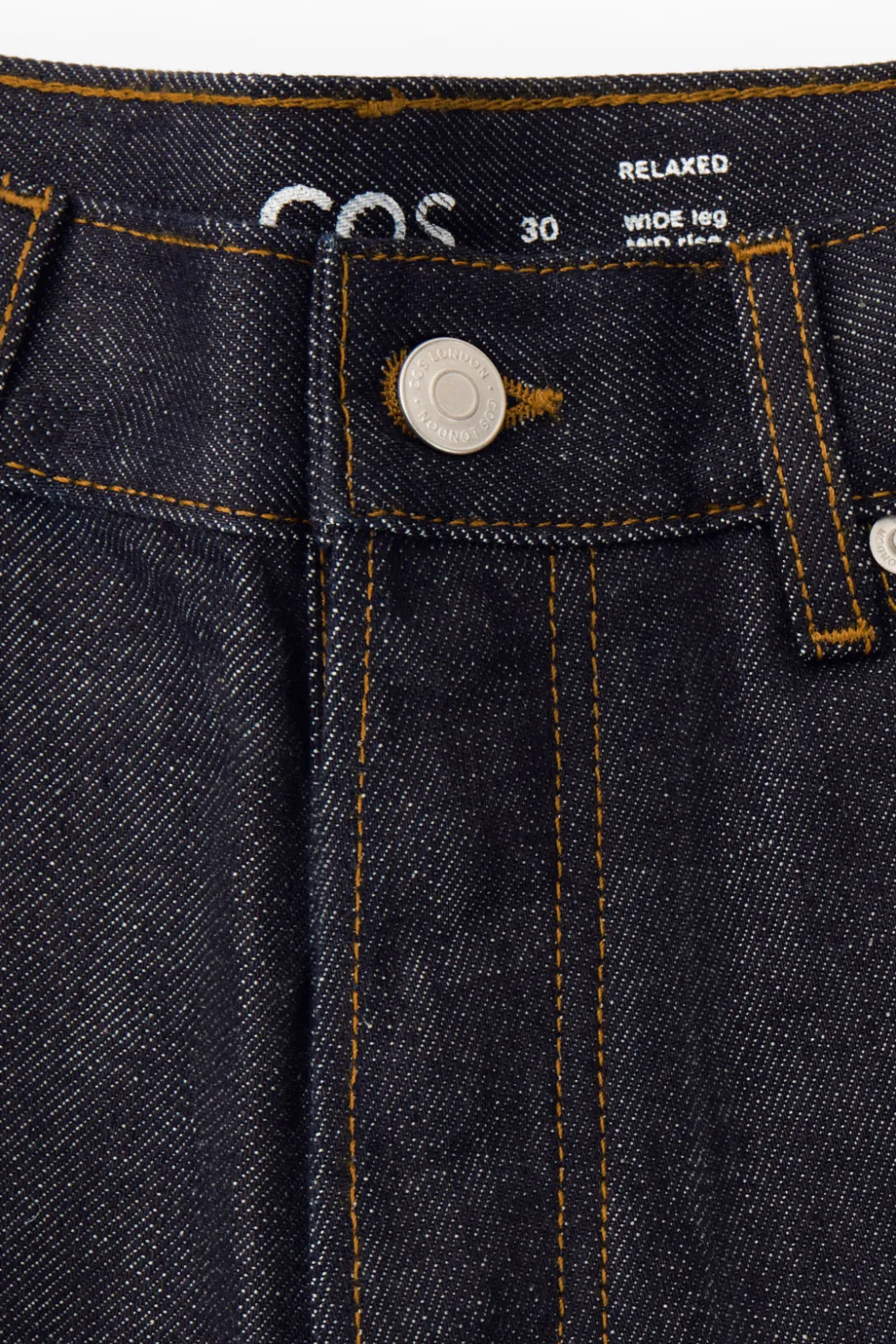 COS SIGNATURE STRAIGHT-LEG JEANS BLUE