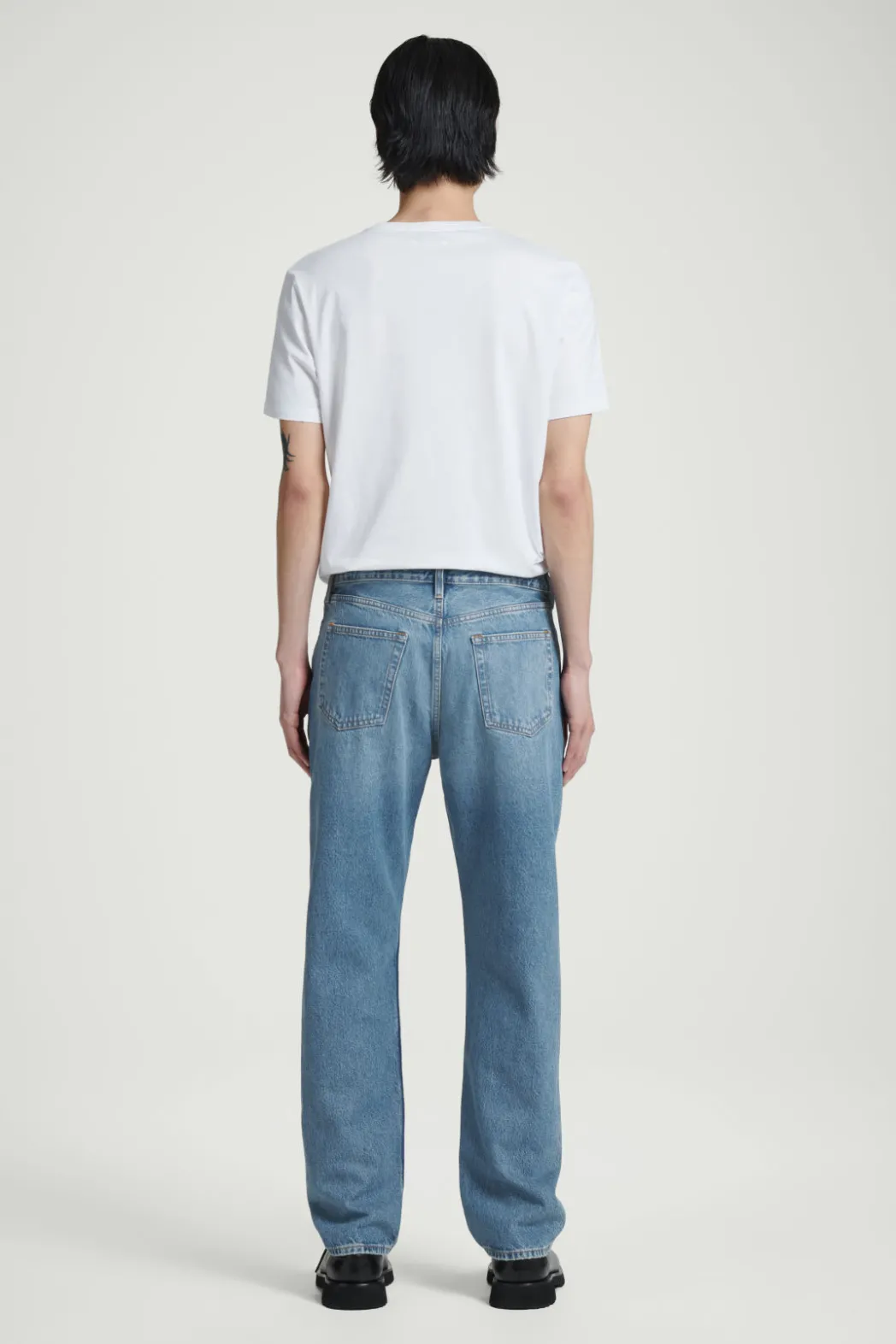 COS SIGNATURE STRAIGHT-LEG JEANS BLUE