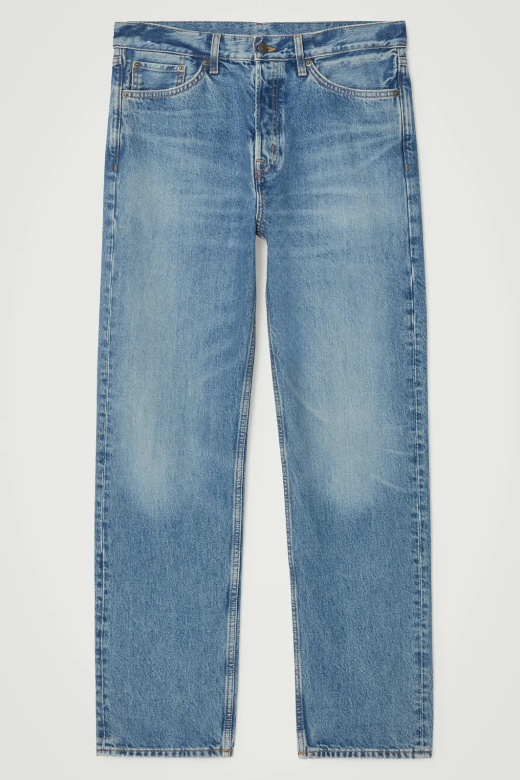 COS SIGNATURE STRAIGHT-LEG JEANS BLUE