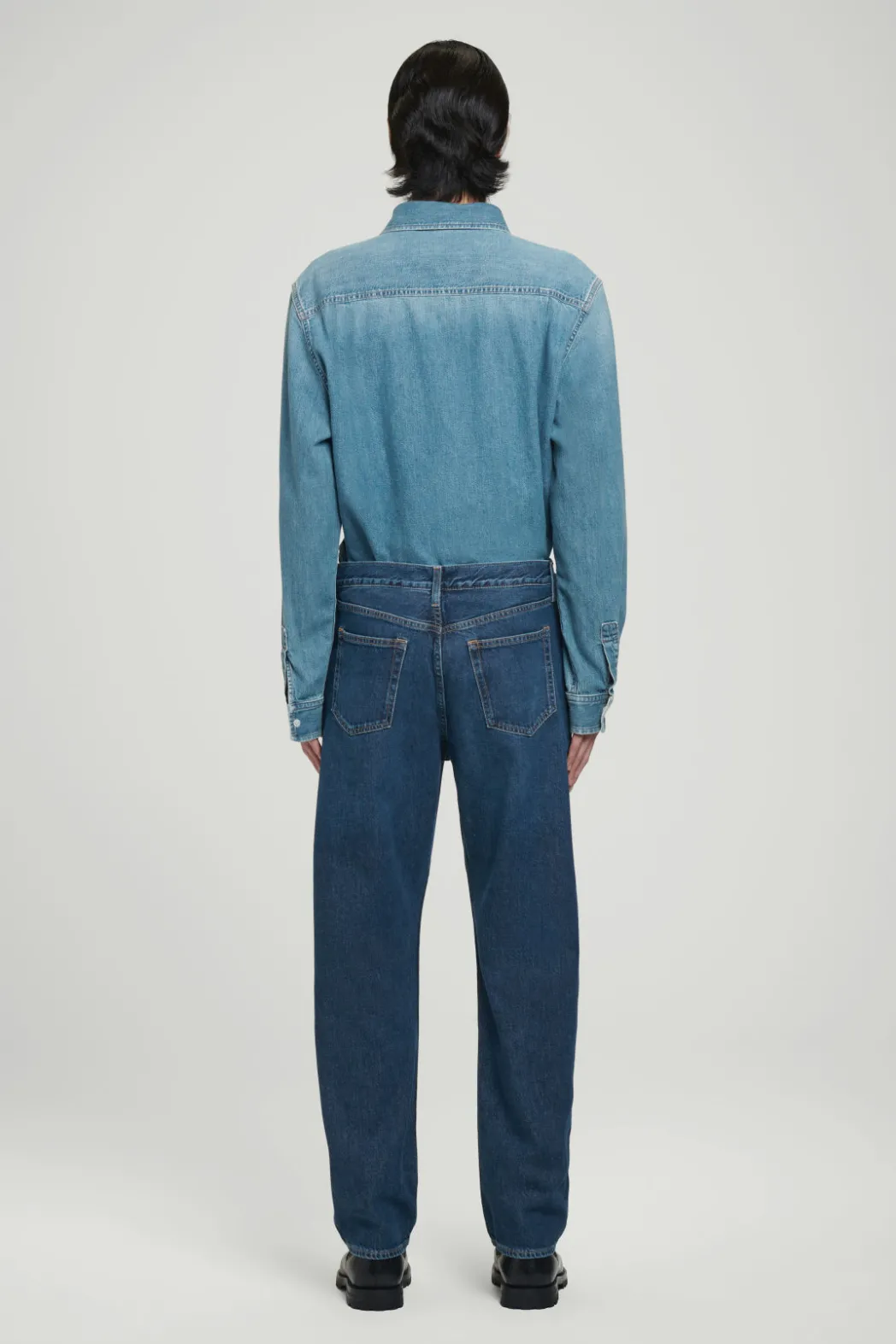 New COS SIGNATURE STRAIGHT-LEG JEANS DARK BLUE