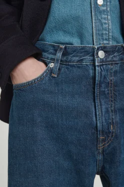 New COS SIGNATURE STRAIGHT-LEG JEANS DARK BLUE