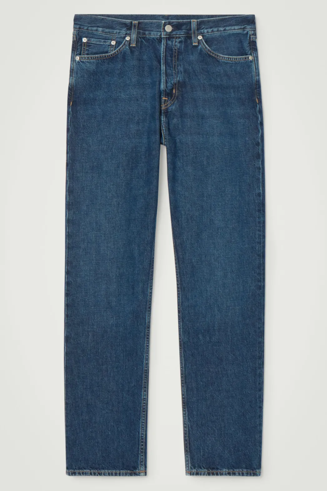 New COS SIGNATURE STRAIGHT-LEG JEANS DARK BLUE