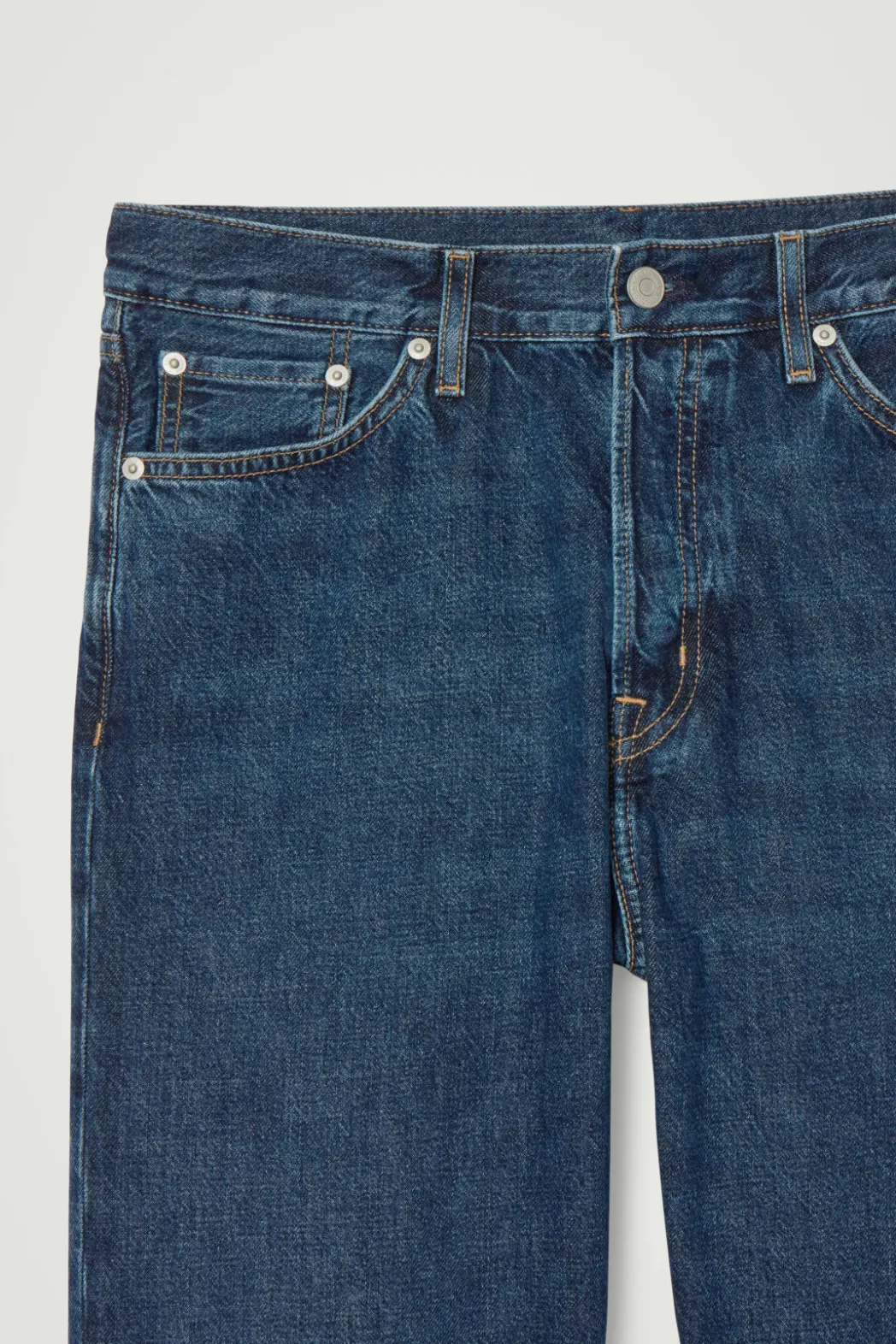 New COS SIGNATURE STRAIGHT-LEG JEANS DARK BLUE
