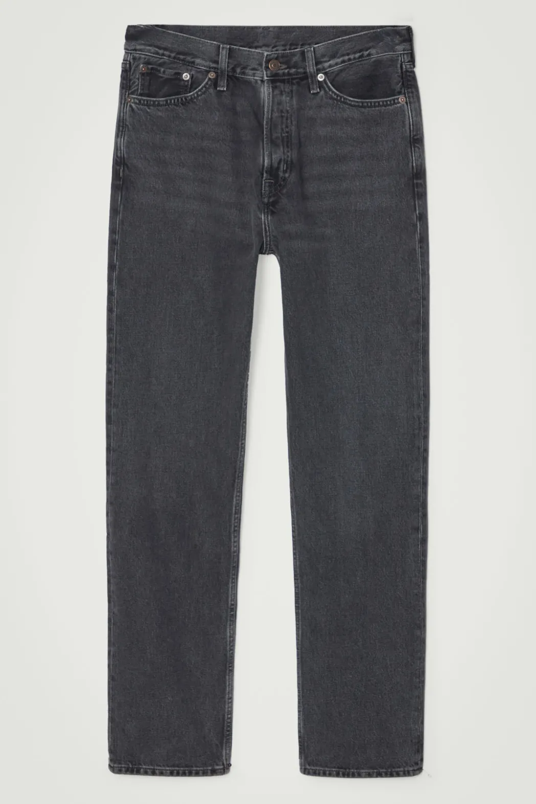 Online COS SIGNATURE STRAIGHT-LEG JEANS WASHED BLACK