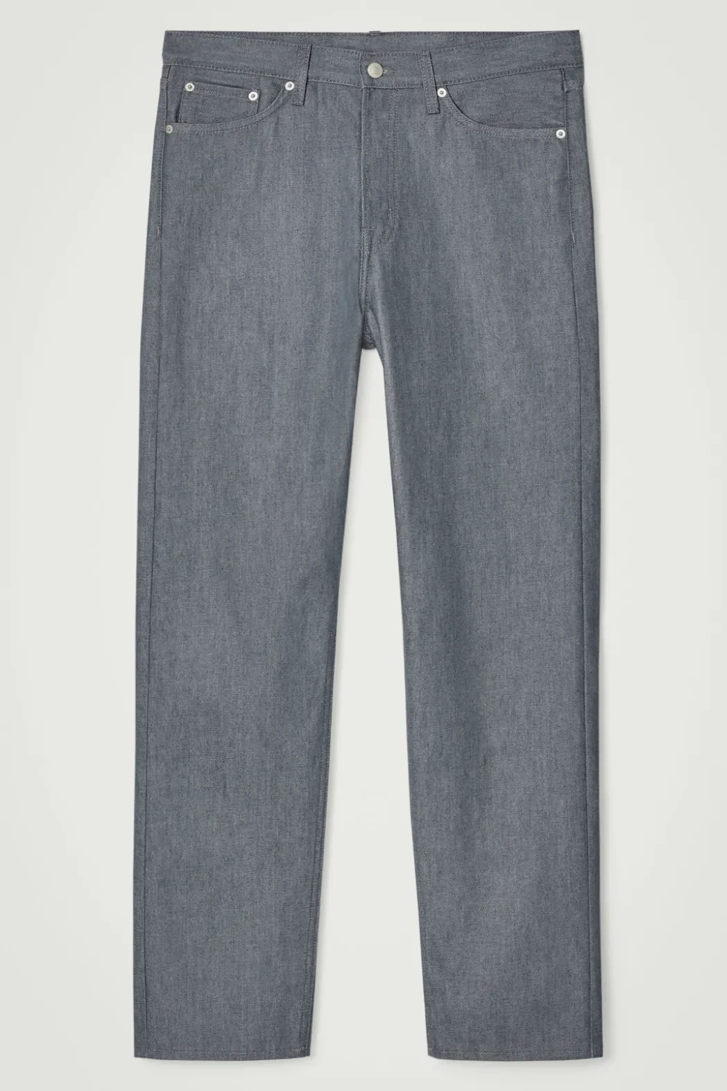 COS SIGNATURE STRAIGHT-LEG JEANS GRAY