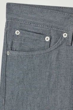 COS SIGNATURE STRAIGHT-LEG JEANS GRAY