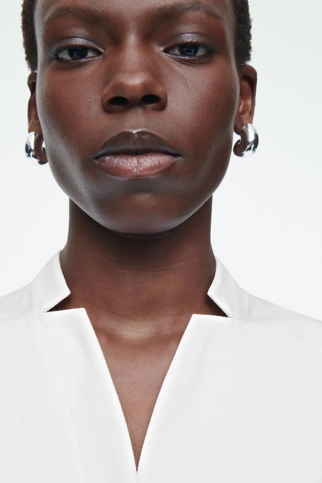 New COS SLEEVELESS BLOUSE WHITE