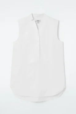 New COS SLEEVELESS BLOUSE WHITE