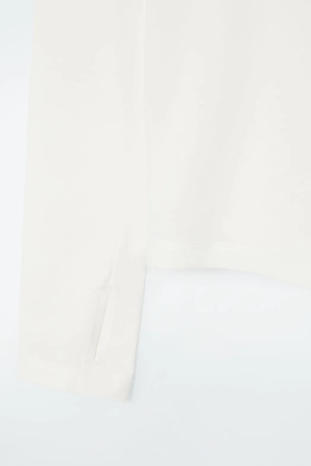 Clearance COS SLIM LONG-SLEEVE TOP WHITE