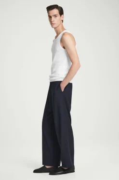 Hot COS SLIM RIBBED COTTON TANK TOP WHITE