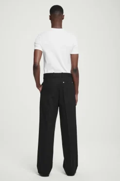 New COS SLIM RIBBED COTTON T-SHIRT WHITE