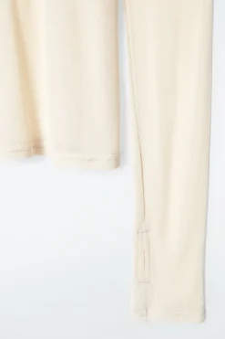 Online COS SLIM SILK TURTLENECK TOP OFF-WHITE