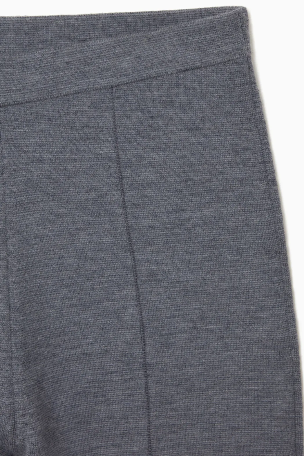 Clearance COS SLIM-FIT KNITTED PANTS GRAY