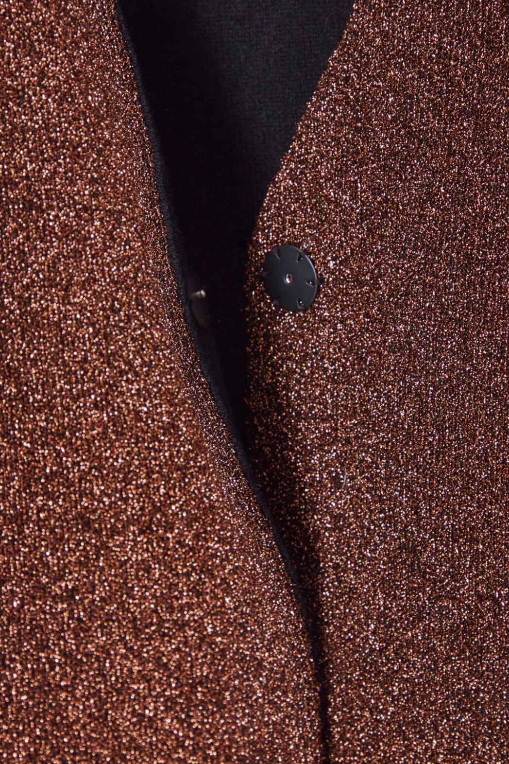 Sale COS SPARKLY MERINO WOOL CARDIGAN MAHOGANY
