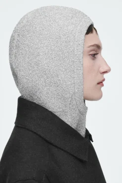 Clearance COS SPARKLY WOOL BALACLAVA SILVER