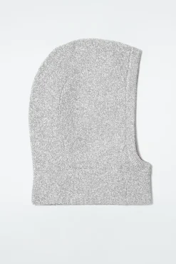 Clearance COS SPARKLY WOOL BALACLAVA SILVER