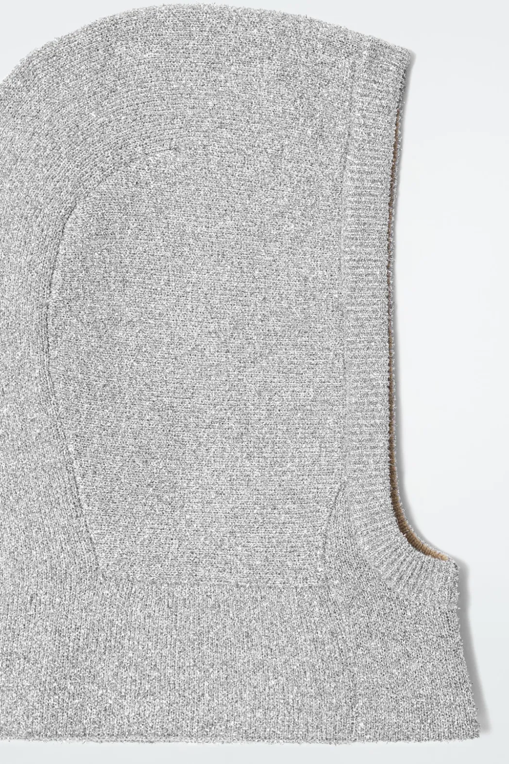 Clearance COS SPARKLY WOOL BALACLAVA SILVER