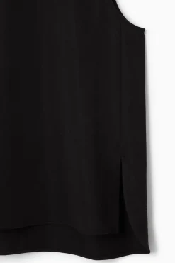 Online COS SPLIT-HEM TANK TOP BLACK