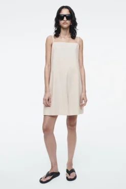 Clearance COS SQUARE-NECK ROMPER LIGHT BEIGE