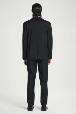 Discount COS STRAIGHT-LEG WOOL PANTS - REGULAR BLACK