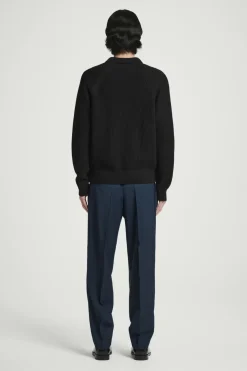 Sale COS STRAIGHT-LEG WOOL PANTS - REGULAR NAVY