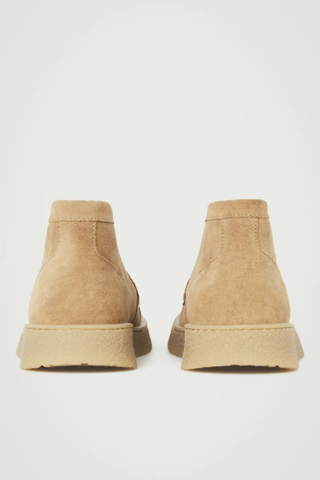 COS SUEDE DESERT BOOTS BEIGE