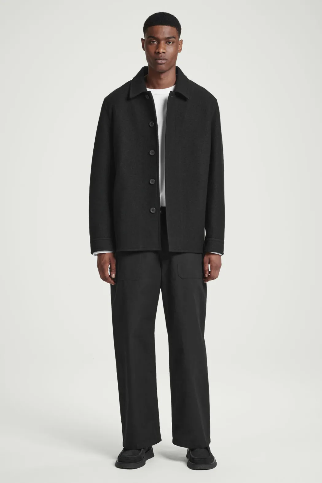 Clearance COS SUEDE DESERT BOOTS BLACK
