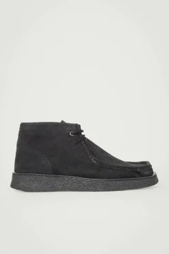 Clearance COS SUEDE DESERT BOOTS BLACK