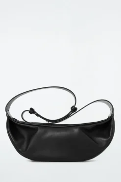 Discount COS SWING CROSSBODY - LEATHER Black