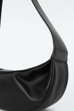 Discount COS SWING CROSSBODY - LEATHER Black