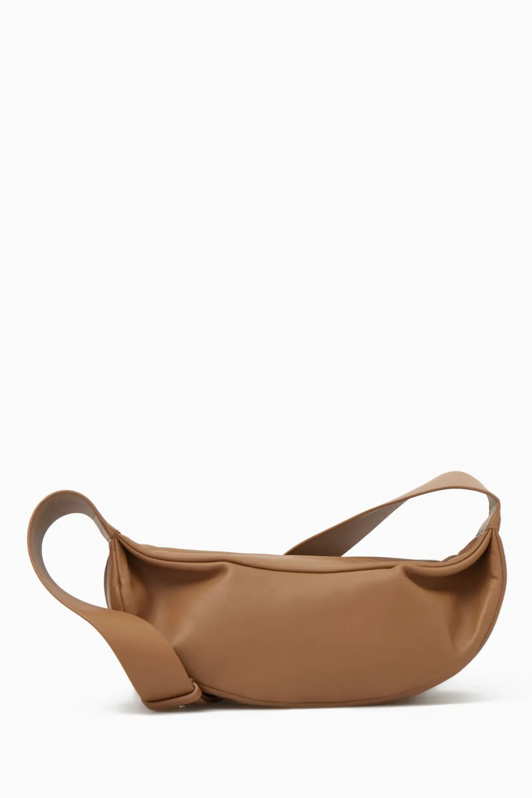 Clearance COS SWING CROSSBODY - LEATHER BEIGE